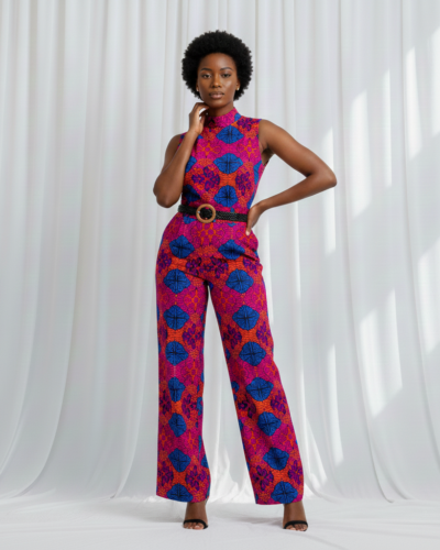 Woven Crossbody Jumpsuit